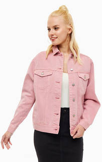 Джинсовая куртка розового цвета Vero Moda