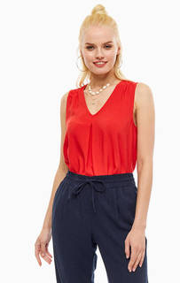Однотонный красный топ Vero Moda