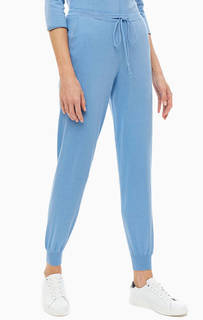 Трикотажные брюки из хлопка с манжетами Stefanel