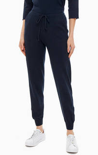 Трикотажные брюки из хлопка с манжетами Stefanel