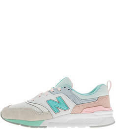 Разноцветные кроссовки из кожи и текстиля 997Н New Balance