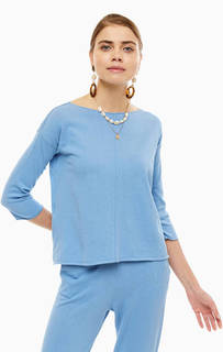 Джемпер из хлопка с рукавами 3/4 Stefanel