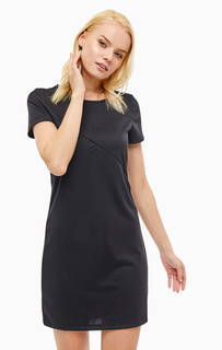 Короткое платье-футболка черного цвета Vero Moda