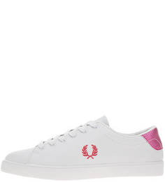 Белые кеды из натуральной кожи Fred Perry
