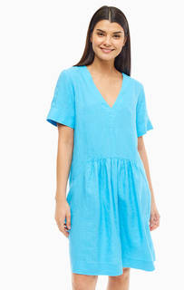 Льняное платье свободного кроя United Colors of Benetton