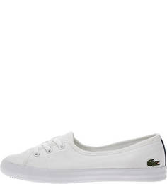 Белые текстильные кеды Ziane Chunky Lacoste