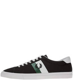 Текстильные кеды с принтом Fred Perry