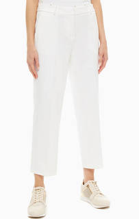 Белые брюки кюлоты с карманами Michael Michael Kors