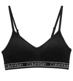 Бюстгальтер из хлопка черного цвета Calvin Klein