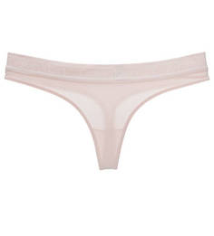 Розовые трусы-стринги из хлопка Calvin Klein