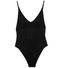 Черный купальный костюм из ажурной ткани Roxy