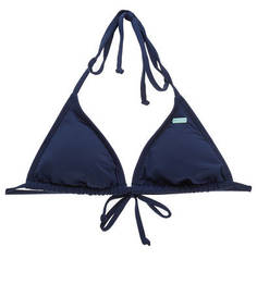 Синий купальный топ на завязках Roxy