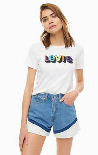 Хлопковая футболка с ярким принтом Levis®