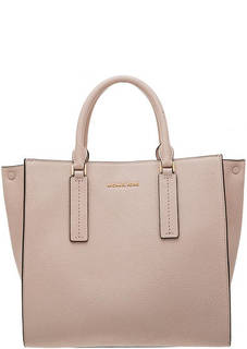 Сумка из зерненой кожи с короткими ручками Alessa Michael Michael Kors