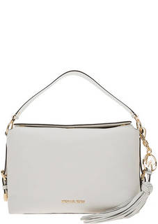 Кожаная сумка с широкой ручкой Brooke Michael Michael Kors