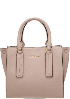 Сумка из зерненой кожи с двумя отделами Alessa Michael Michael Kors