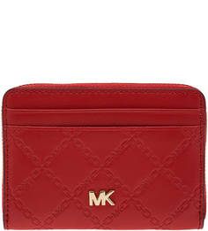 Кожаная визитница с тиснением Money Pieces Michael Michael Kors