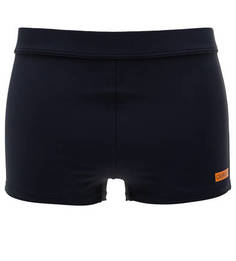 Синие купальные плавки с логотипом бренда Calvin Klein