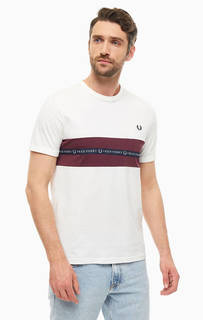 Футболка из хлопка с логотипом бренда Fred Perry