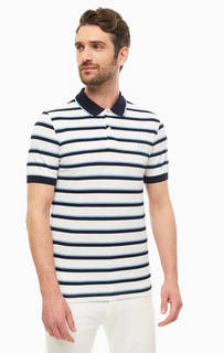 Футболка поло из хлопка в полоску Fred Perry