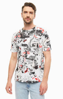 Хлопковая футболка с короткими рукавами Hugo Boss