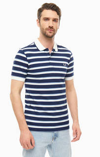 Футболка поло из хлопка в полоску Fred Perry
