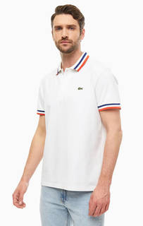 Хлопковая футболка поло с короткими рукавами Lacoste