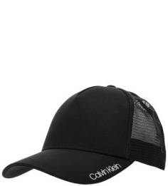 Черная бейсболка с сетчатой вставкой Calvin Klein Jeans