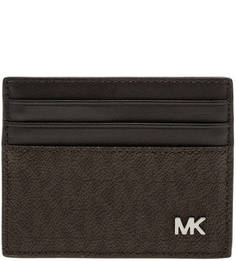 Визитница с монограммой бренда Jet Set Mens Michael Michael Kors