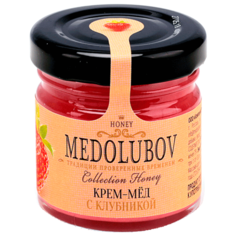 Крем-мед Medolubov с клубникой