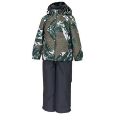 Комплект с полукомбинезоном Huppa