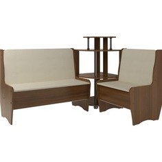 Кухонный угол Атлант Тэссера punto - бежевый/орех экко Atlant