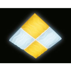 Управляемый светодиодный светильник Ambrella light FP2381 WH 128W D500*500