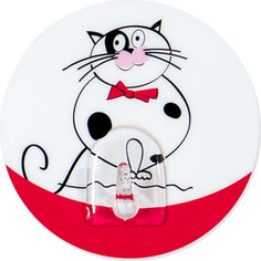 Крючок Tatkraft FUNNY CATS VALDEK адгезивный, диаметр 8 см, до 3 кг