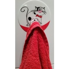 Крючок Tatkraft FUNNY CATS адгезивный, диаметр 8 см, до 3 кг
