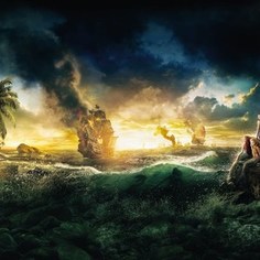Фотообои Disney Edition 1 Pirates of the Caribbean 184 х 127см.