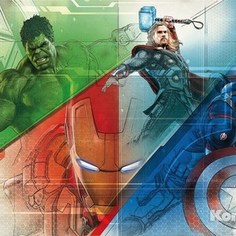 Фотообои MARVEL Avengers Graphic Art (3,68х2,54 м)