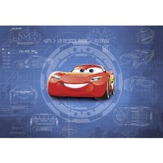 Фотообои Disney Cars3 Blueprint (3,68х2,54 м)