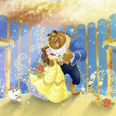 Фотообои Komar Disney Красавица и Чудовище 368х254 см бумажные (8-4022)
