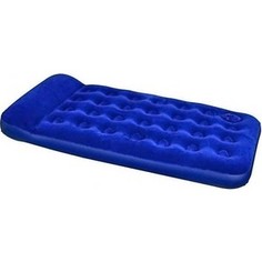 Надувной матрас Bestway Easy Inflate Flocked Air Bed(Twin) 188х99х28 см встроенный ножной насос 67224
