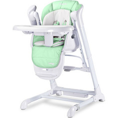 Стульчик для кормления + качели Caretero INDIGO MINT (ментоловый) (TERO-763)