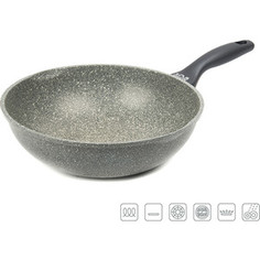 Сковорода-вок d 30 см Korea Wok Mega Stone (KWW3021MS)