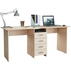 Стол письменный Мастер Тандем-2 дуб молочный