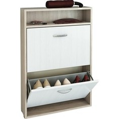 Обувница Мастер Милан-25 , узкий (дуб сонома-белый) МСТ-ОДМ-25-СБ-УЗ