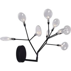 Бра Crystal Lux Evita AP9 BLack/Transparent