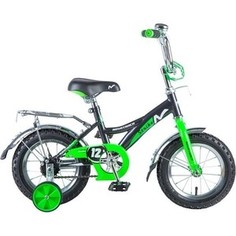 Велосипед 2-х колесный NOVATRACK 12 STRIKE черный-зеленый 125957 123STRIKE.BKG8