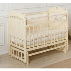 Кроватка Incanto Sofi продольный маятник слоновая кость KR-0010/1