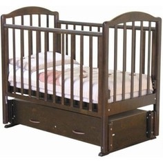Кроватка Красная звезда Ирина (шоколад) ЗН с/с С 625