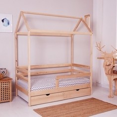 Кровать домик Incanto Dream Home натуральное дерево KR-0037/00