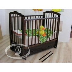 Кроватка Красная звезда Элина (шоколад) С 669